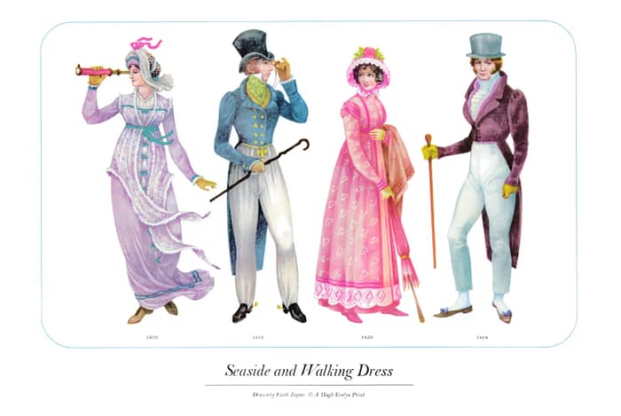 ASIII 04 1809-1820 Seaside and Walking Dress